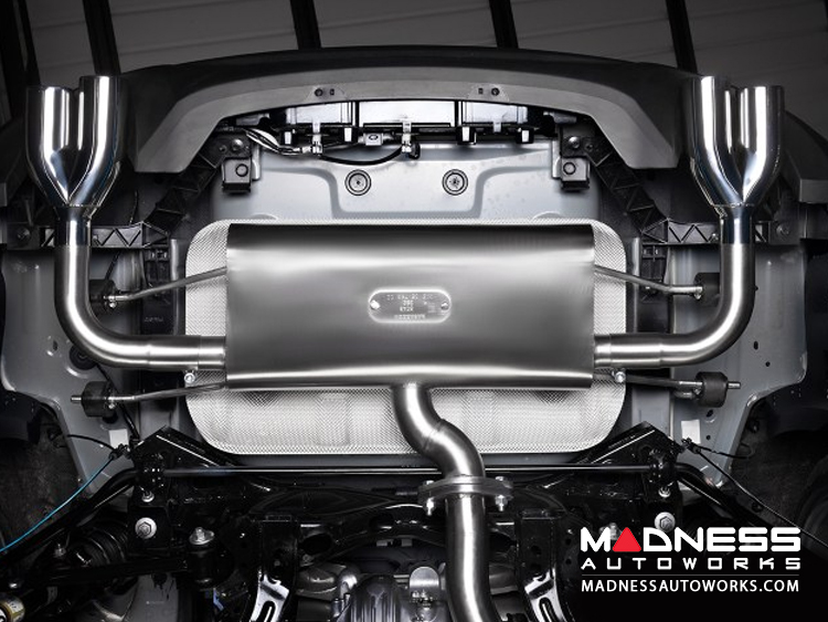 FIAT 124 Spider Performance Exhaust by Ragazzon Evo Line Resonated Quad Tip 500 MADNESS